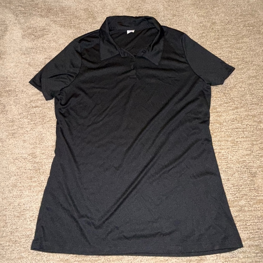 Classic Black Women's Polo Shirt